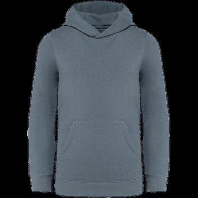 Sudadera infantil sin cremallera y con capucha Gris 10/12 ans