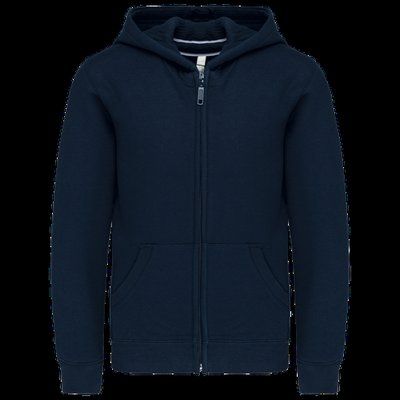 Sudadera infantil con cremallera y capucha Navy 6/8 ans