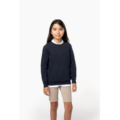 Sudadera infantil felpa perchada ajustada