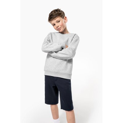 Sudadera infantil felpa perchada ajustada