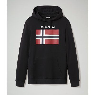 Sudadera con Logotipo de bandera impreso Black S