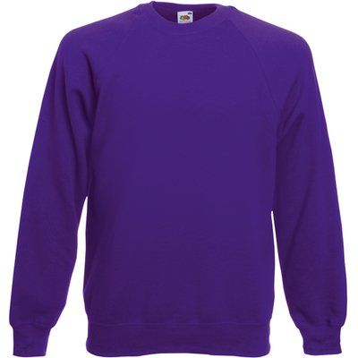 Sudadera manga raglán Purple L