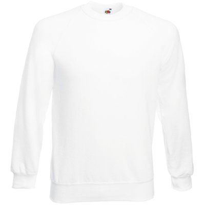 Sudadera manga raglán White L