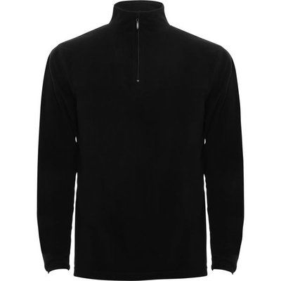 Sudadera Micropolar y Cuello Cremallera Negro S