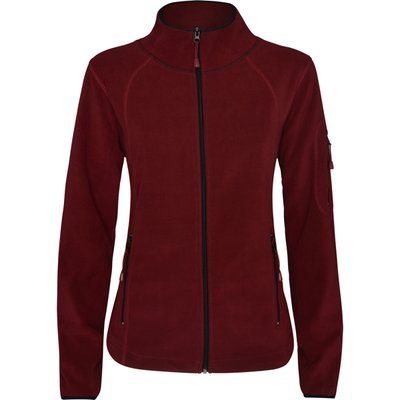 Sudadera micropolar para deporte de mujer GRANATE S