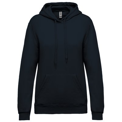 Sudadera de mujer con capucha y bolsillos Azul L