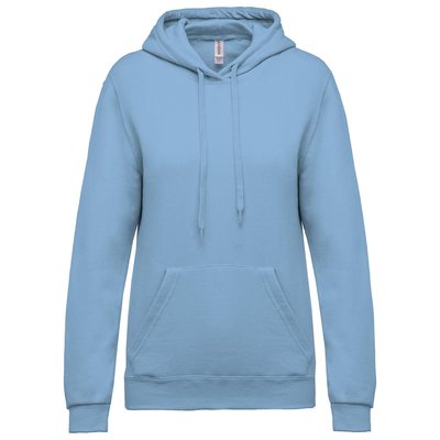 Sudadera de mujer con capucha y bolsillos Azul XXL