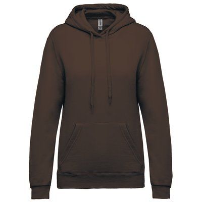 Sudadera de mujer con capucha y bolsillos CHOCOLATE XXL