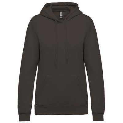 Sudadera de mujer con capucha y bolsillos DARK GREY S