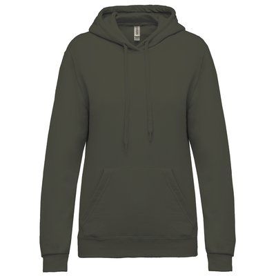 Sudadera de mujer con capucha y bolsillos Dark Khaki M