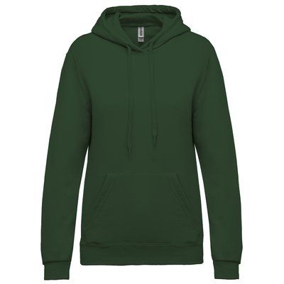 Sudadera de mujer con capucha y bolsillos Forest Green XXL