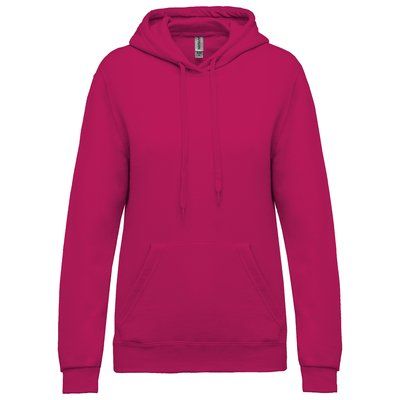 Sudadera de mujer con capucha y bolsillos Fuchsia XS