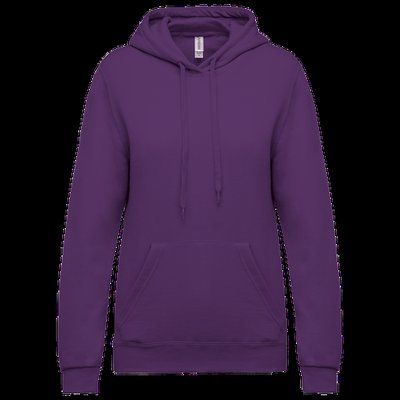 Sudadera de mujer con capucha y bolsillos Purple XS