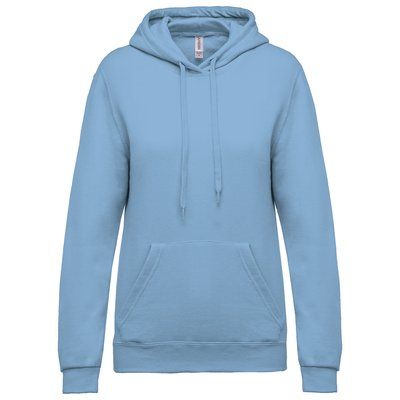 Sudadera de mujer con capucha y bolsillos Sky Blue XL