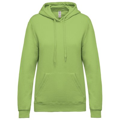 Sudadera de mujer con capucha y bolsillos Verde XXL