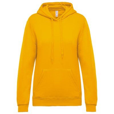 Sudadera de mujer con capucha y bolsillos Yellow XS