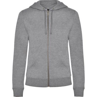 Sudadera de mujer con capucha forrada GRIS VIGORE S