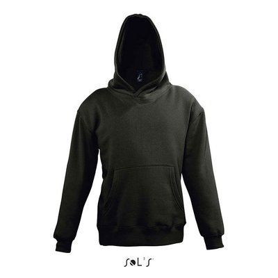 Sudadera Niño Capucha 280g Negro 4XL