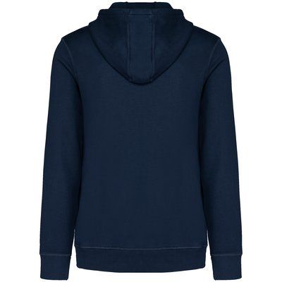 Sudadera organic con cremallera y capucha Washed Navy Blue XS