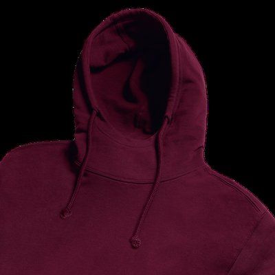 Sudadera orgánica con capucha Burgundy L