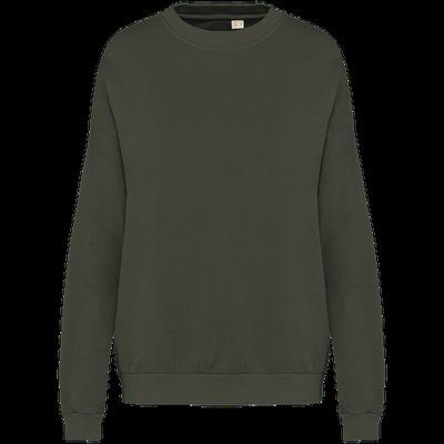 Sudadera oversize algodón orgánico Unisex Washed Organic Khaki M