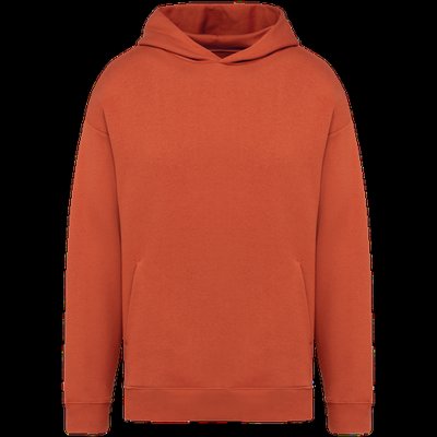 Sudadera oversize con capucha unisex Burnt Brick S