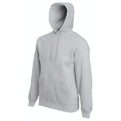 Sudadera Premium capucha con cordones Heather Grey L