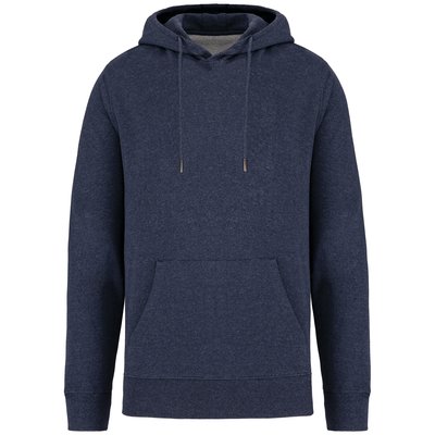 Sudadera reciclada con capucha unisex Azul XL