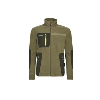 Sudadera reciclada con cremallera Burnt Olive XL