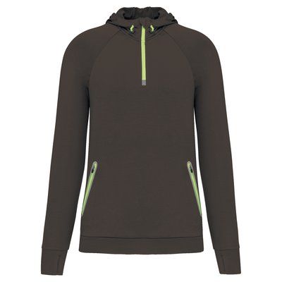 Sudadera sport con capucha unisex DARK GREY L