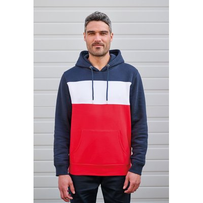 Sudadera tricolor unisex