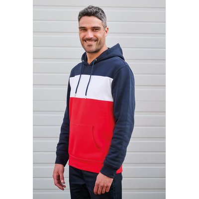 Sudadera tricolor unisex