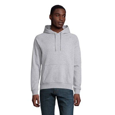 Sudadera Unisex con Capucha 280g Gris Melange 2 3XL