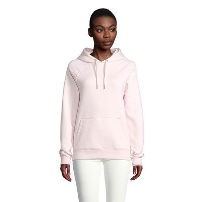 Sudadera Unisex con Capucha 280g Rosa Pálido XS