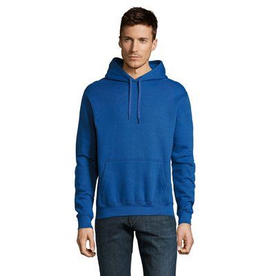 Sudadera Unisex con Capucha Azul Royal M