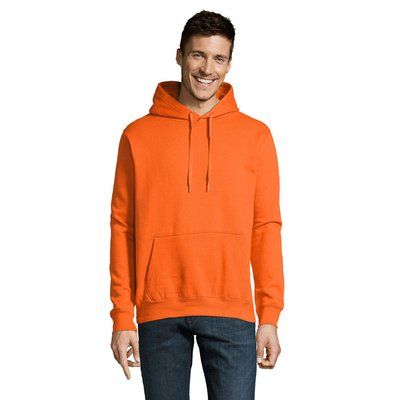 Sudadera Unisex con Capucha Naranja M