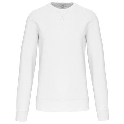 Sudadera Unisex color liso White 3XL