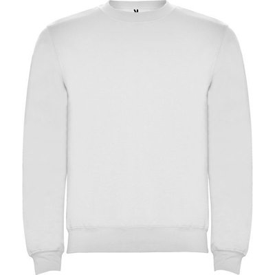 Sudadera Unisex Colores con Elastano Blanco XS