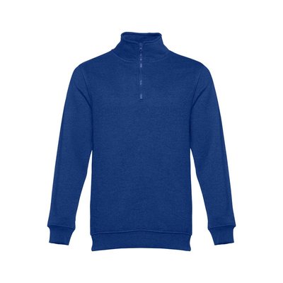 Sudadera unisex con cremallera Azul Royal XXL