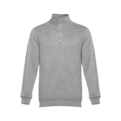 Sudadera unisex con cremallera Gris claro matizado M