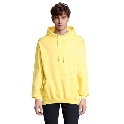 Sudadera Unisex Eco con Capucha Amarillo Claro XL