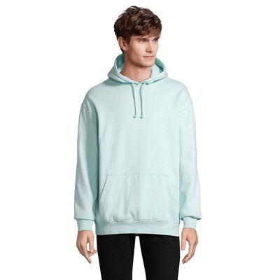 Sudadera Unisex Eco con Capucha Azul Artico L