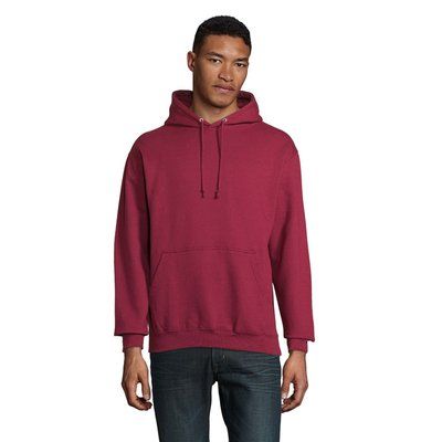 Sudadera Unisex Eco con Capucha GRANATE M