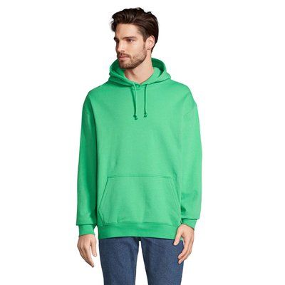 Sudadera Unisex Eco con Capucha Verde Primavera M