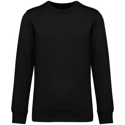 Sudadera unisex hombros caídos Negro S