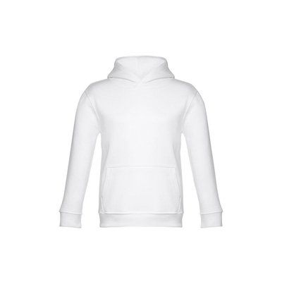 Sudadera unisex para niños con capucha Blanco 10