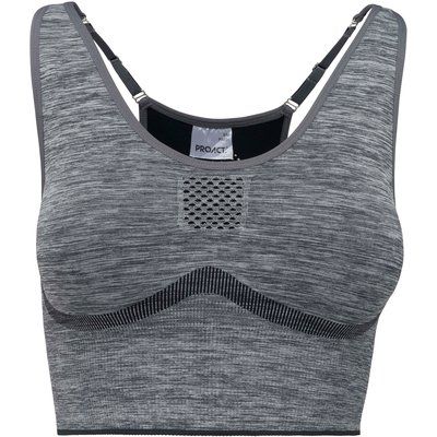 Sujetador deportivo ajustable Storm Grey Melange S/M