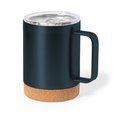 Taza 330ml con Doble Pared y Tapa Mar