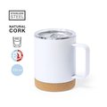 Taza 330ml con Doble Pared y Tapa