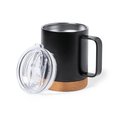 Taza 330ml con Doble Pared y Tapa